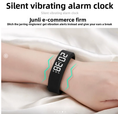 Vibration Alarm Wrist Watch